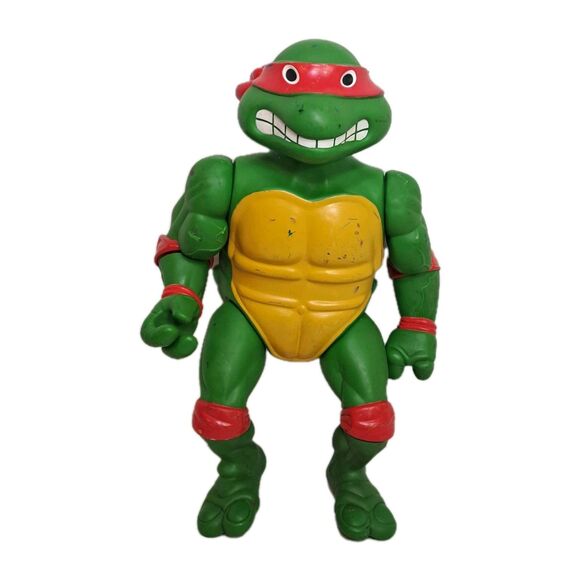 Vtg 1989 Playmates TMNT Raphael Giant Size 13" Teenage Mutant Ninja Turtles Toy - Picture 1 of 7